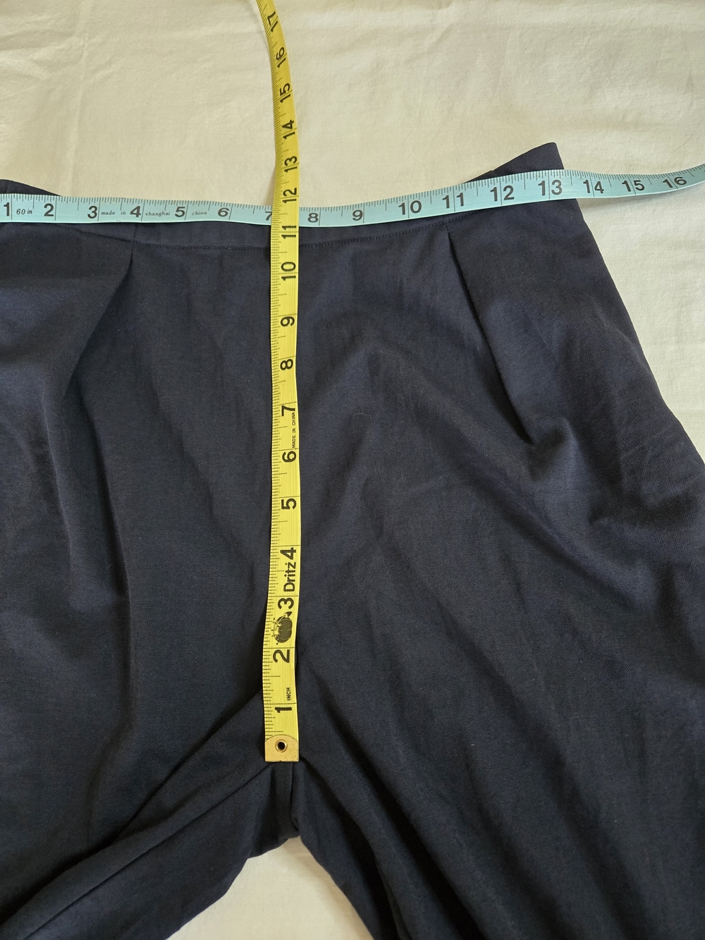 OGL Navy Wide-Leg High-Rise Pants - Picture 6 of 11